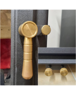Clock-Woodburners Brass Handle And Air Control Upgrade Kit