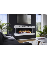 Katell VTO106F Visto Deep (Wall Mounted) 1700mm (67”) Smooth White c/w Oak
