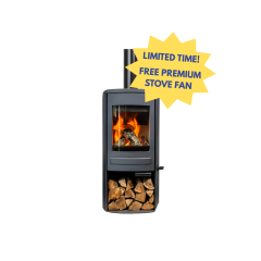 Clock-Woodburners Brocksford Wood Burning Stove