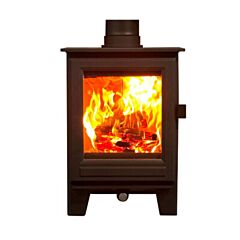 Clock Woodburners Sudbury Compact Classic Wood Burning Stove