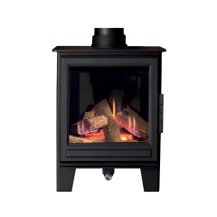 Clock-Woodburners Sudbury Gas Compact