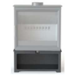 Fireline 7636 Woodtec 5kW Extra Wide 236mm Log Store