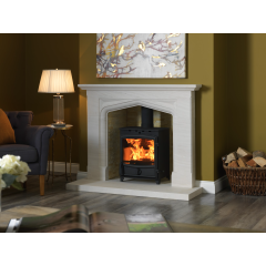 Fireline FX8 8kW Multifuel Stove with Curved door