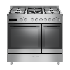 Fisher & Paykel OR90L7DBGFX2 5-Burner Dual Fuel Cooker