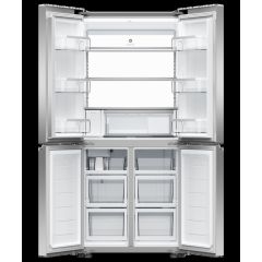 F&P RF500QNUX1 79cm Quad Door Frost Free Fridge Freezer - Stainless Steel
