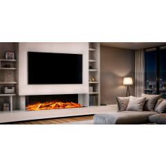 Flavel FPFL16RE Proflame 1600 1-2-3 Sided Electric Fire