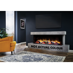 Katell CEN611 Cento Deep (Floor standing) 1500mm (59") Salina Grey c/w Grey sides (Smart App)