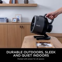 Shark FA050UK FlexBreeze HydroGo outdoors & indoors misting Fan - Cool Grey, Charcoal