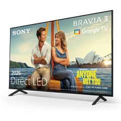 Sony K50S38B.UKA 50" 4K Bravia 3 4K HDR Google TV