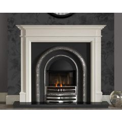 The Bartello 54 Inch Agean Limestone Mantel