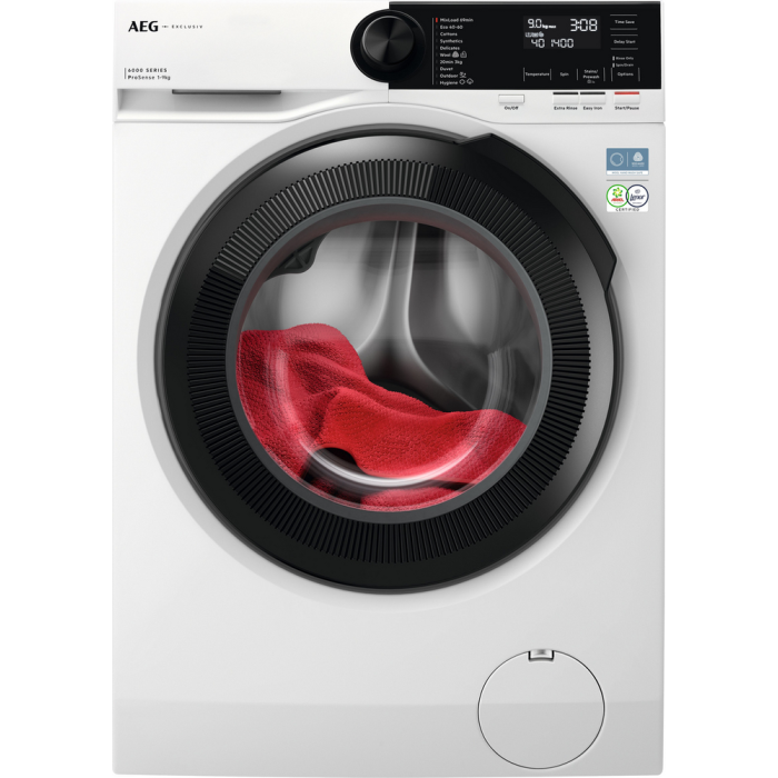 AEG LFR62944B 9kg 1400 Spin Washing Machine White