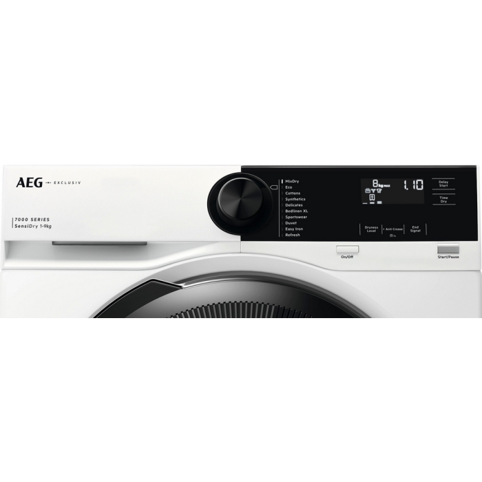 AEG TR729A4B 9kg Heat Pump Tumble Dryer White