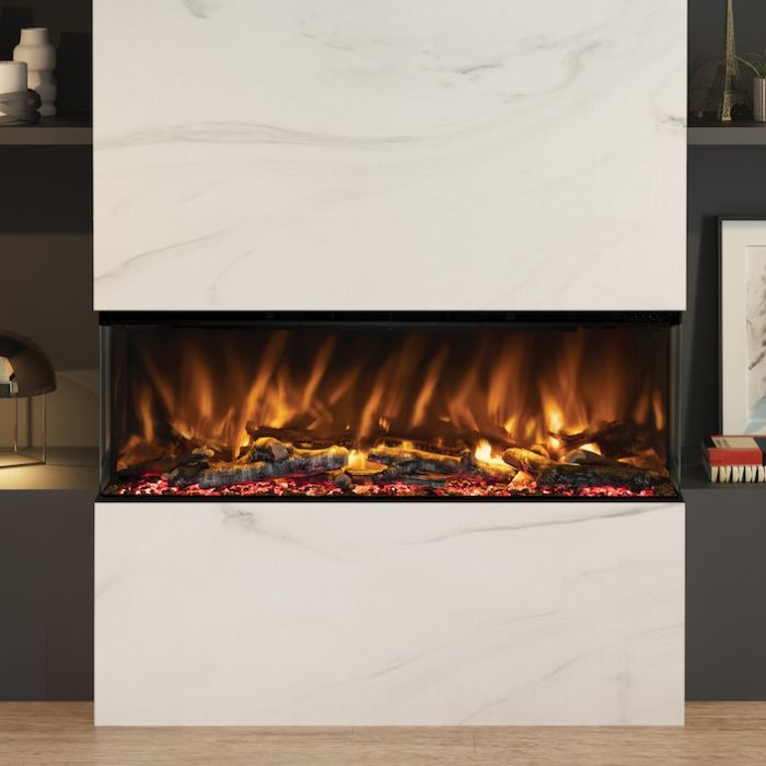 Elgin + Hall Pryzm Arteon 1250 Electric Inset Fire With 5D Flame Effect.