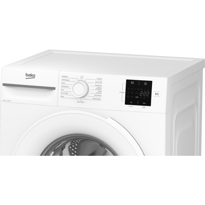 Beko BM1WU3721W  7kg 1200 Spin RecycledTub Washing Machine - White