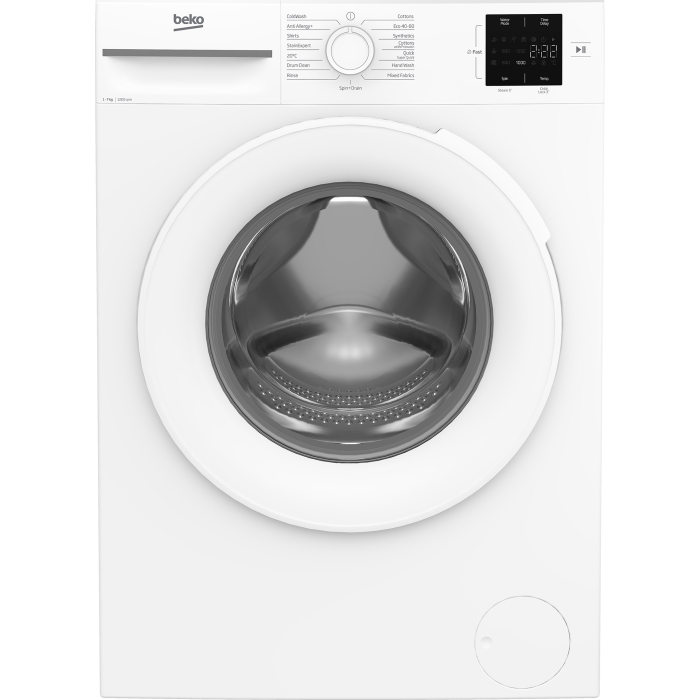 Beko BM1WU3721W  7kg 1200 Spin RecycledTub Washing Machine - White
