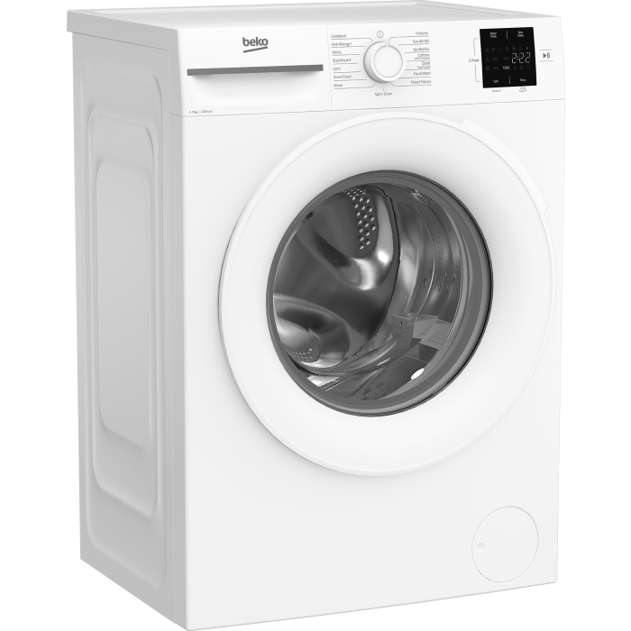 Beko BM1WU3721W  7kg 1200 Spin RecycledTub Washing Machine - White