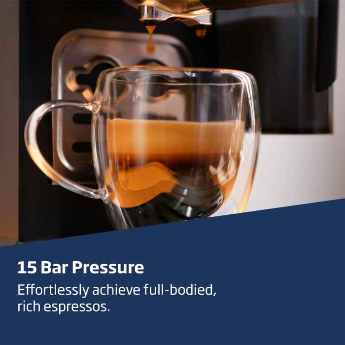 Beko CEP5304X CaffeExperto CEP5302B Manual Espresso with Steam Wand - Black