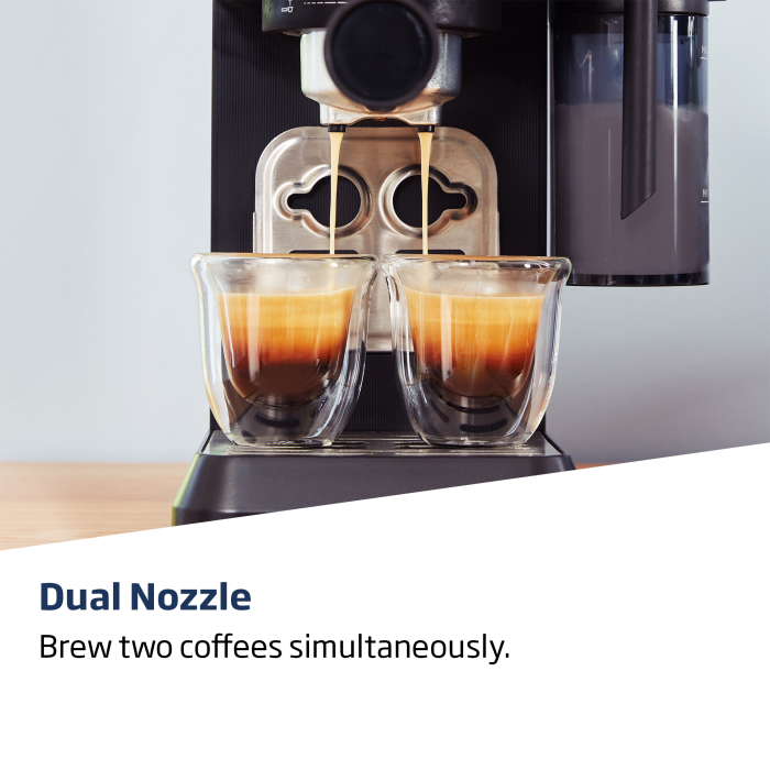 Beko CEP5304X CaffeExperto CEP5302B Manual Espresso with Steam Wand - Black