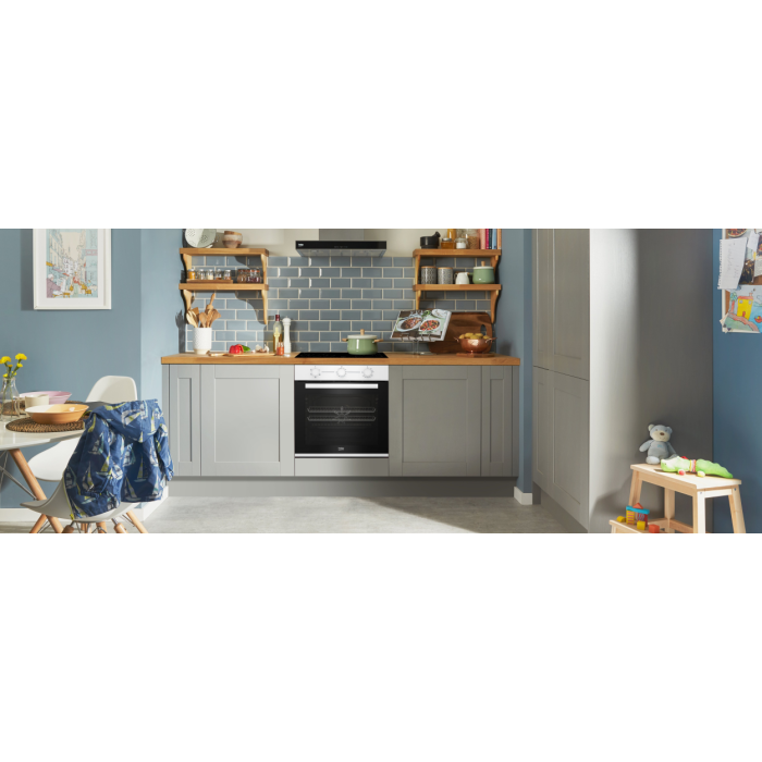 Beko CIFY71W AeroPerfect CIFY71W 60cm Built in RecycledNet Single Fan Oven - White