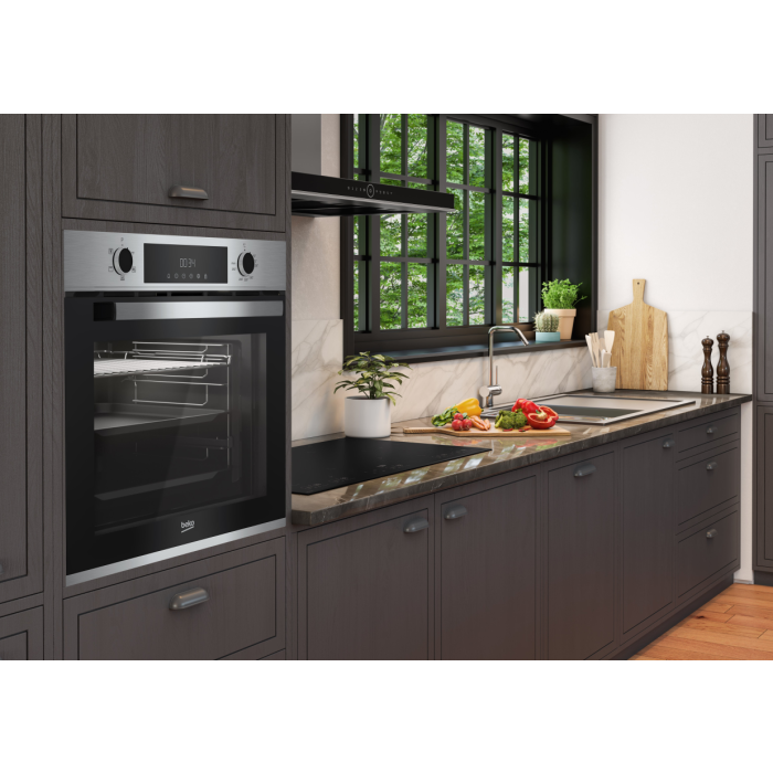 Beko CIFY81X AeroPerfect CIFY81X 60cm Built in RecycledNet Single Fan Oven - Stainless Steel