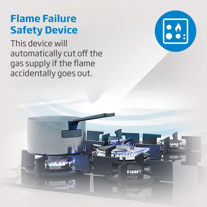 Beko CIHYG21SX 61cm Gas Hob - Stainless Steel