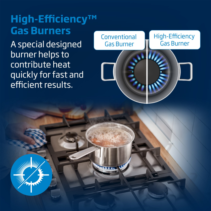 Beko CIHYG32SXE 75cm Gas Hob - Stainless Steel