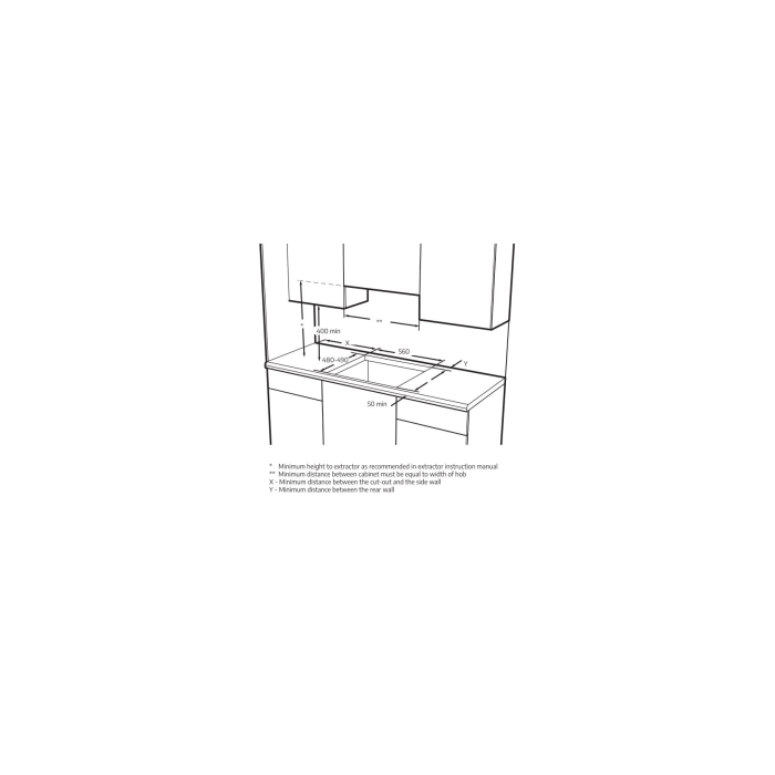 Beko CIHYG32SXE 75cm Gas Hob - Stainless Steel