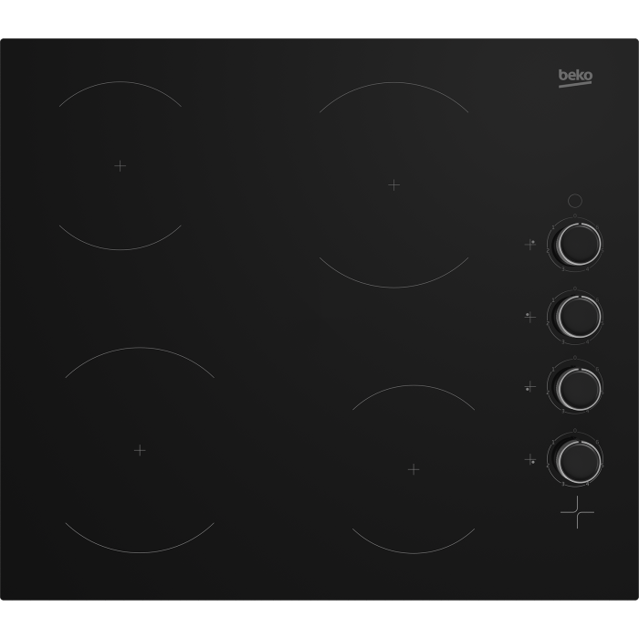 Beko CIHYV21B 58cm Ceramic Hob - Black