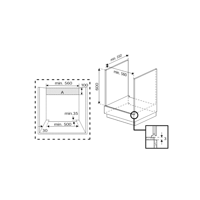 Beko CIMY91X AeroPerfect CIMY91X 60cm Built In Single Multi - function Oven - Stainless Steel