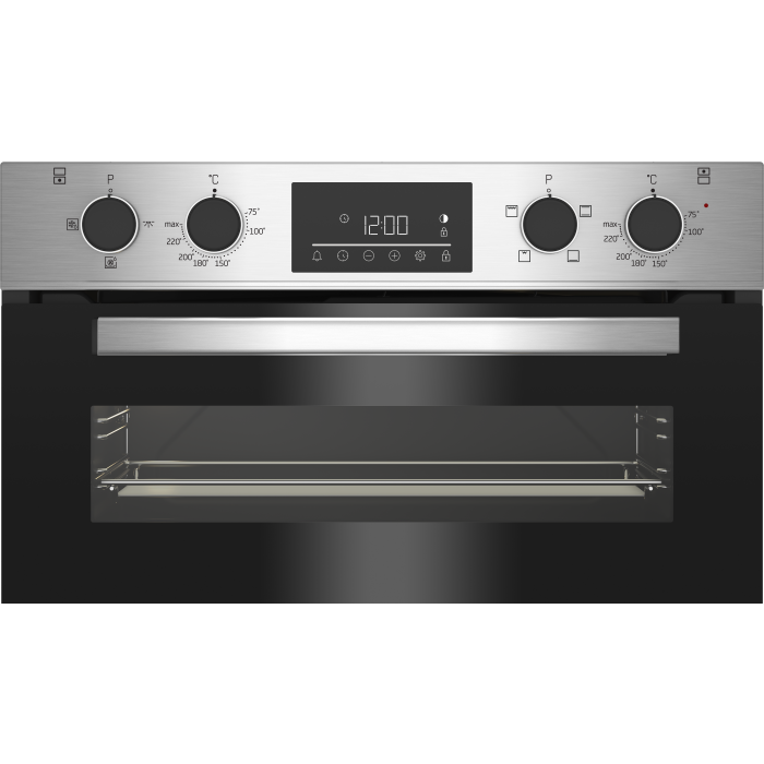 Beko CTFY22309X 59.4cm Built under Electric Double Oven - Stainless Steel