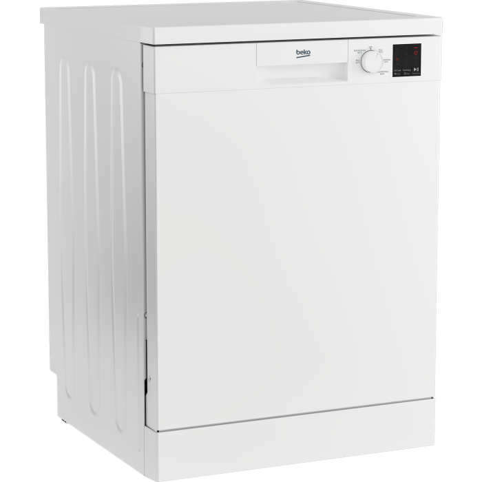Beko DVN05C20W Full Size Dishwasher - White - 13 Place Settings