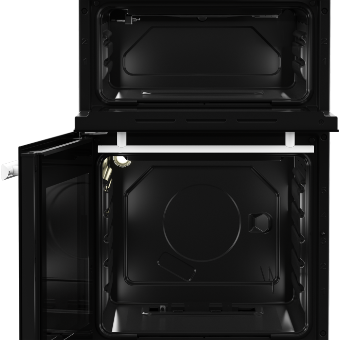 Beko EDG507W 50cm Twin Cavity Gas Cooker with Gas Hob - White