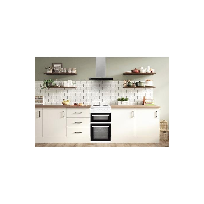 Beko EDP503W 50cm Electric Double Oven with Grill Cooker - White