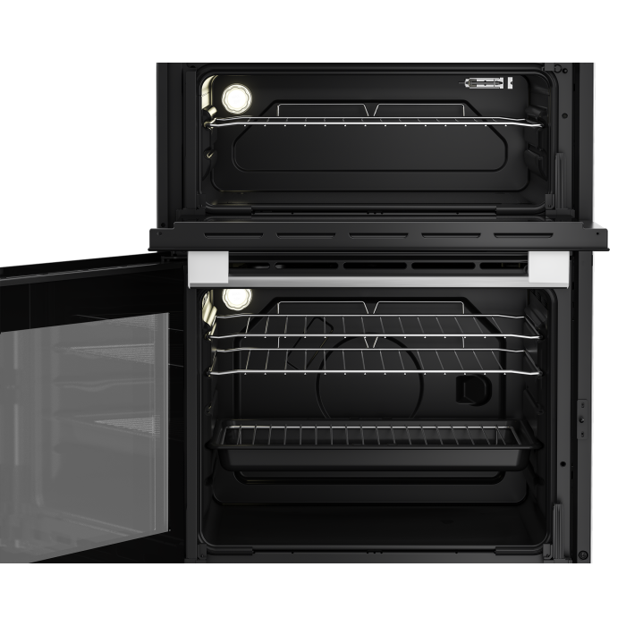 Blomberg HKN65W 60cm Electric Double Oven with Ceramic Hob - White