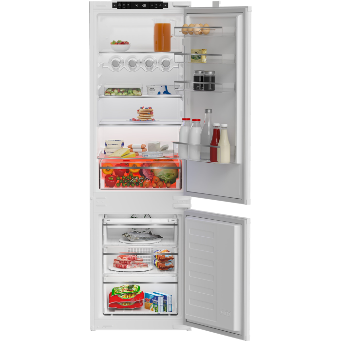 Blomberg KNE4554EVI 54cm Integrated 70/30 Frost Free Fridge Freezer - White