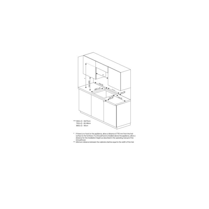 Blomberg MKN24001 60cm Ceramic Hob - Black