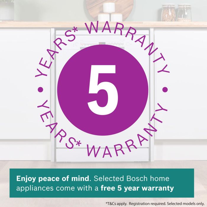 Bosch SMS2HVW67G Dishwasher - White - 14 Place Settings