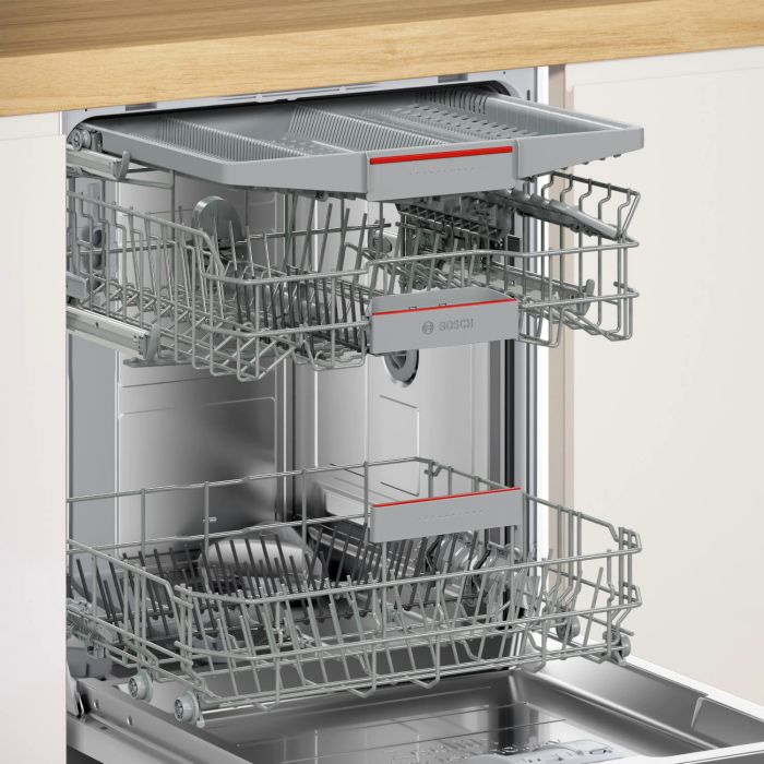 Bosch SMV6ZCX10G Built In Dishwasher - Stainless Steel - 14 Place Settings