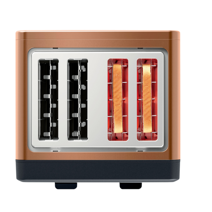 Bosch TAT4P449GB 4 Slice Toaster - Copper