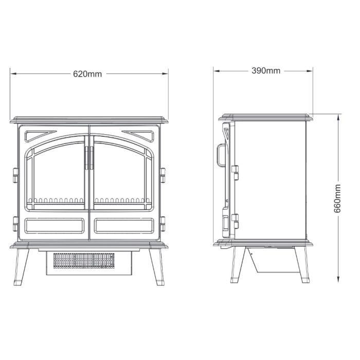 Dimplex FLN20 Dimplex Fullerton Optiflame Electric Stove