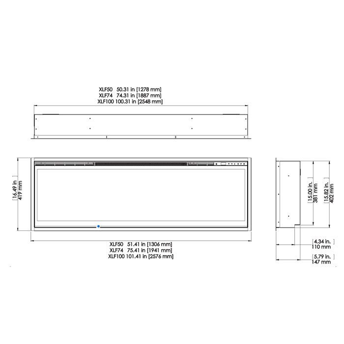 Dimplex XL50 Ignite Inch Inset LIMITED STOCK!
