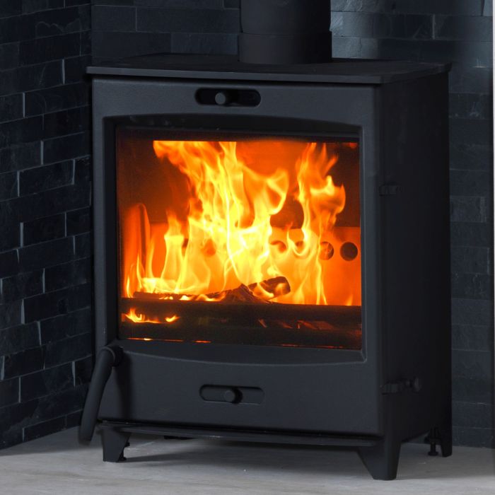 Fireline FQ5W-3 5kW Wide Multifuel Stove with Modern door