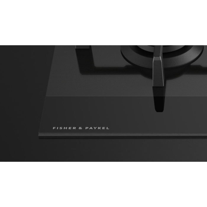 60cm Black Glass Gas Hob by Fisher & Paykel CG603DNGGB4