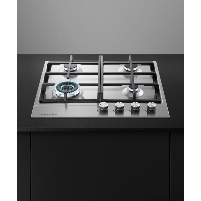Fisher & Paykel 60cm Gas Hob in Stainless Steel Design