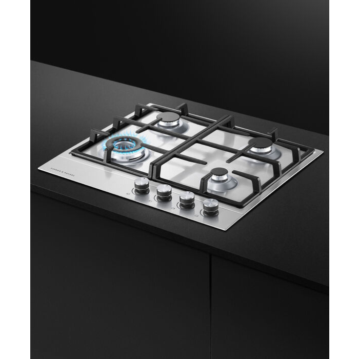 Fisher & Paykel 60cm Gas Hob in Stainless Steel Design
