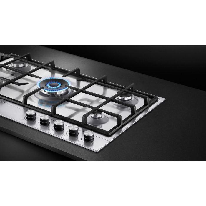 Fisher & Paykel 90cm Gas Hob in Stainless Steel Finish
