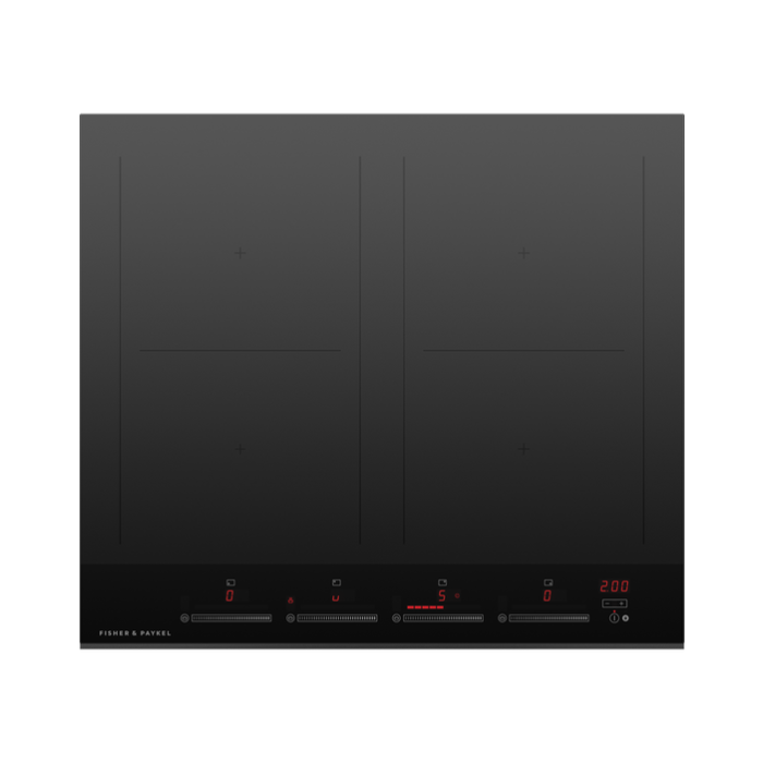 Fisher & Paykel 60cm Induction Hob in Black Glass
