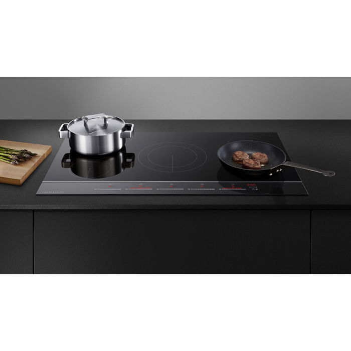 Fisher & Paykel 60cm Induction Hob in Black Glass