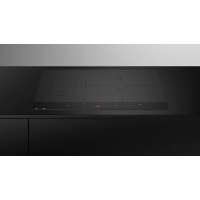 Fisher & Paykel 90cm Induction Hob in Black Glass