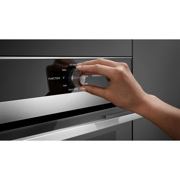 Fisher & Paykel Built-In Electric Oven in Black/Steel